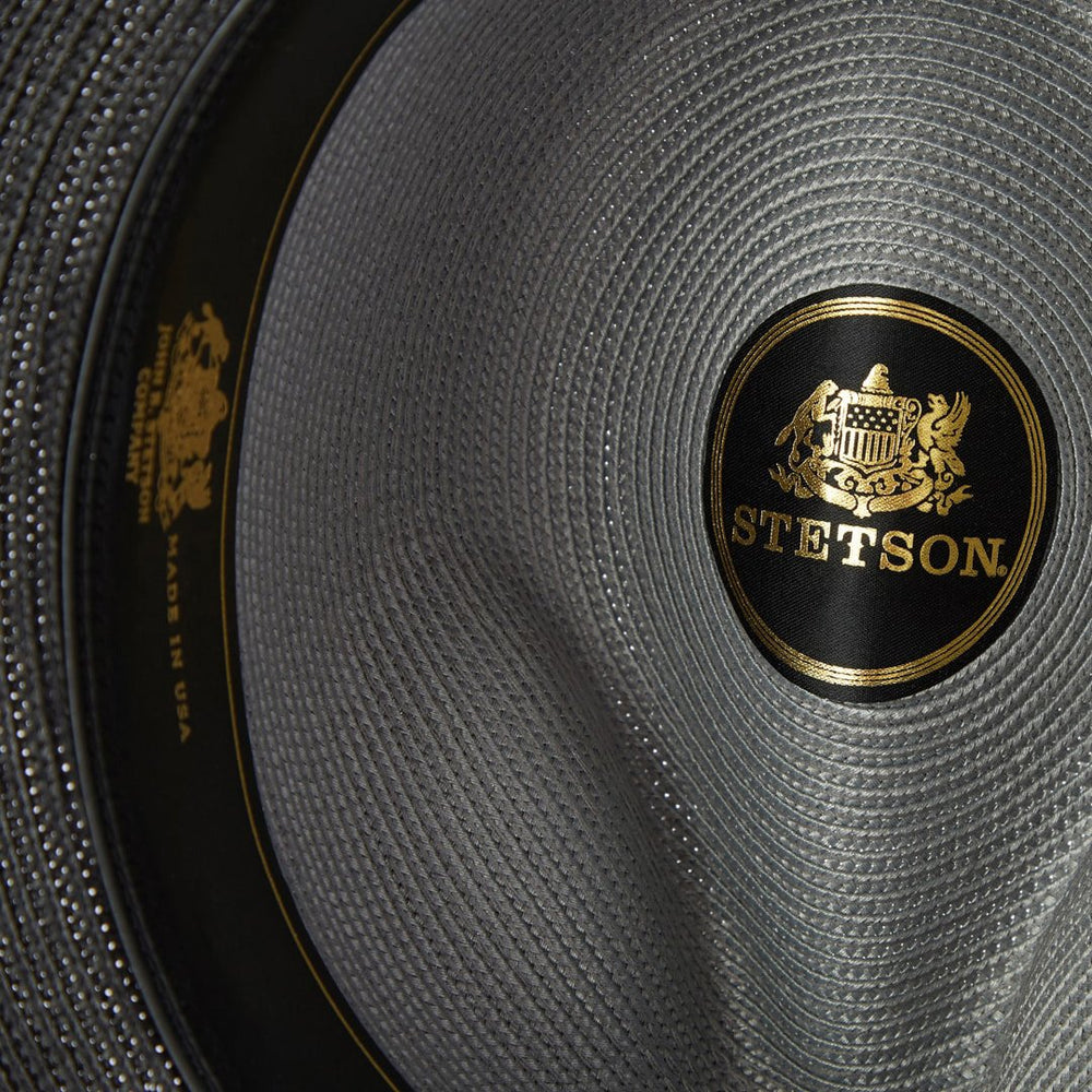 Andover Milan Fedora Grey Black | Stetson