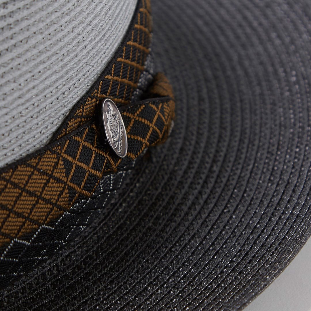 Andover Milan Fedora Grey Black | Stetson