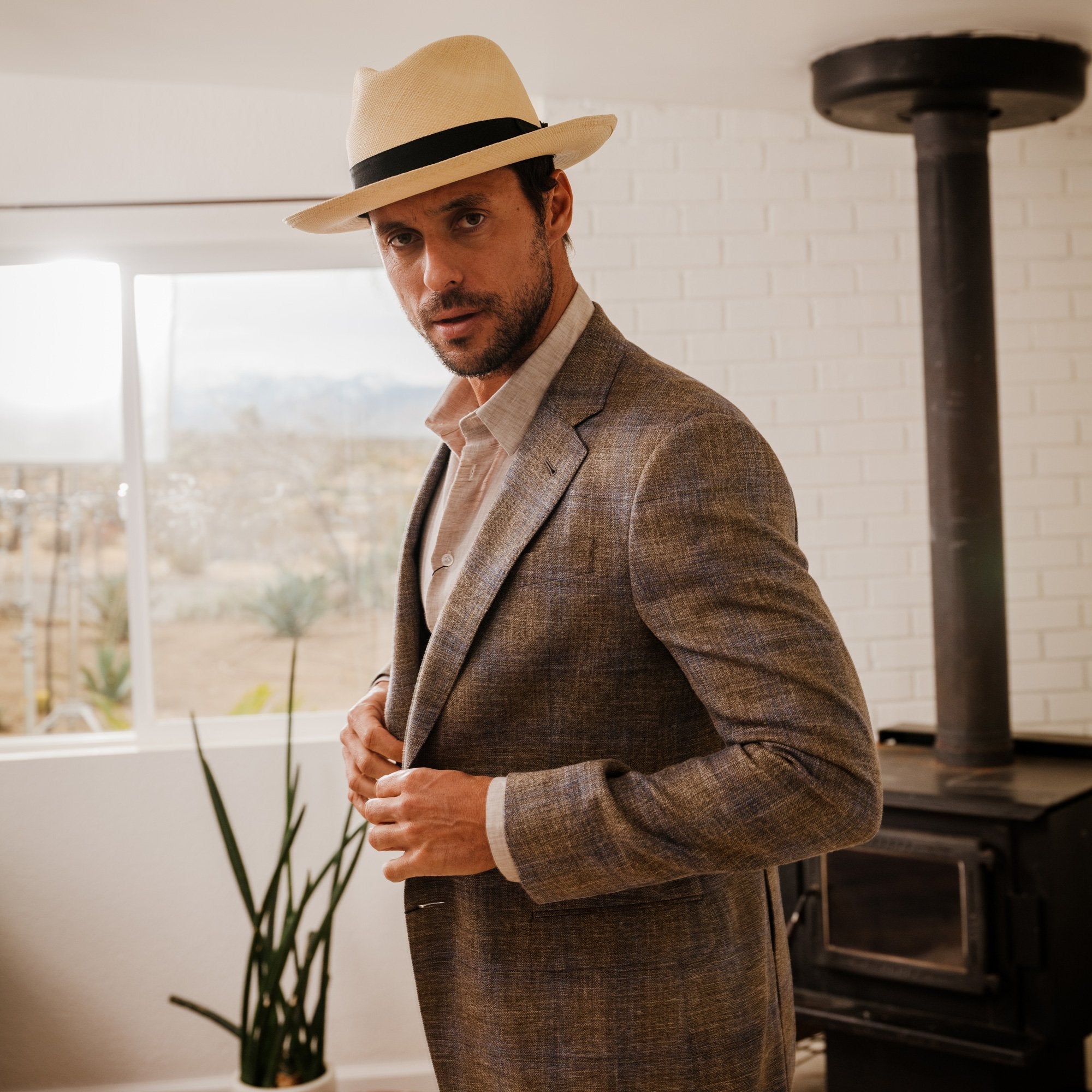 Center Dent Panama Fedora Natural | Stetson
