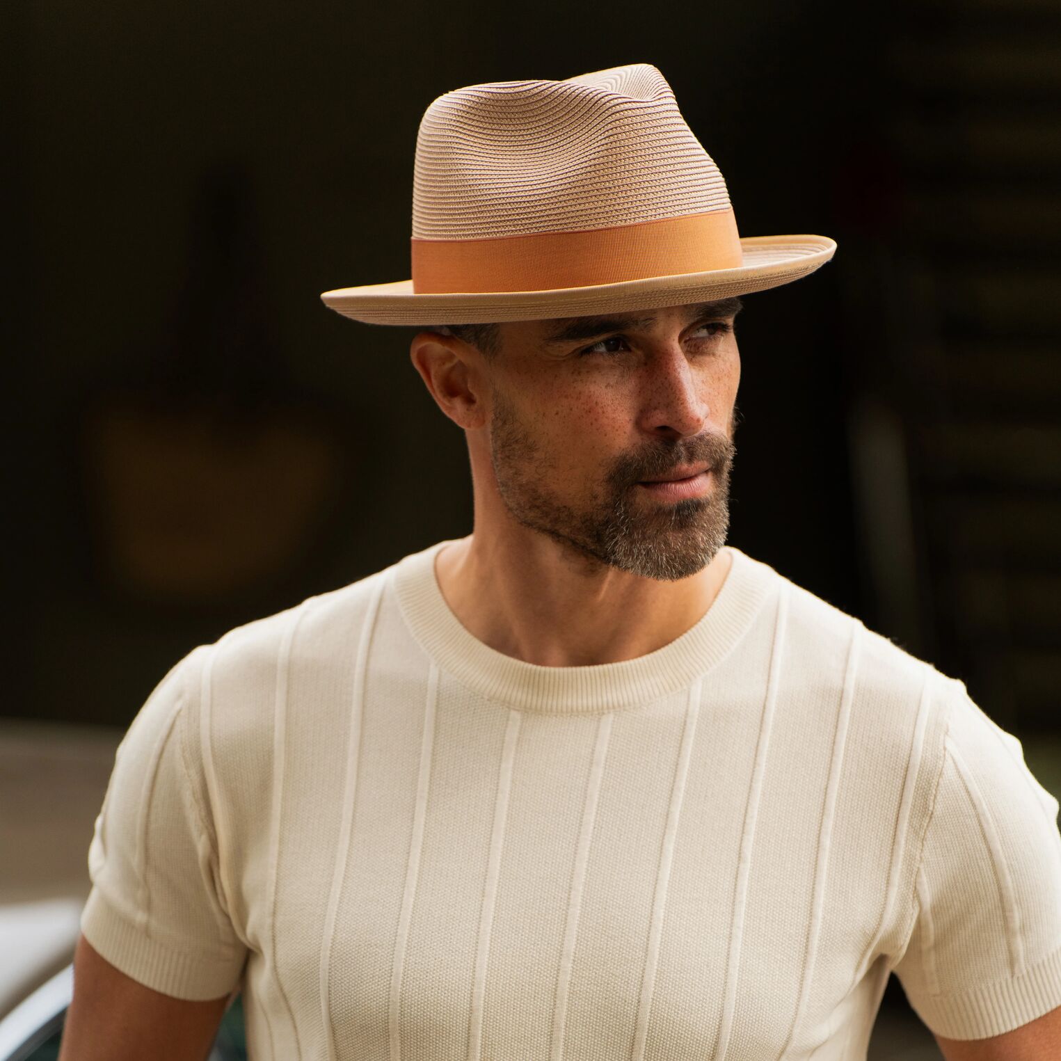 Latte Milan Fedora Cognac | Stetson