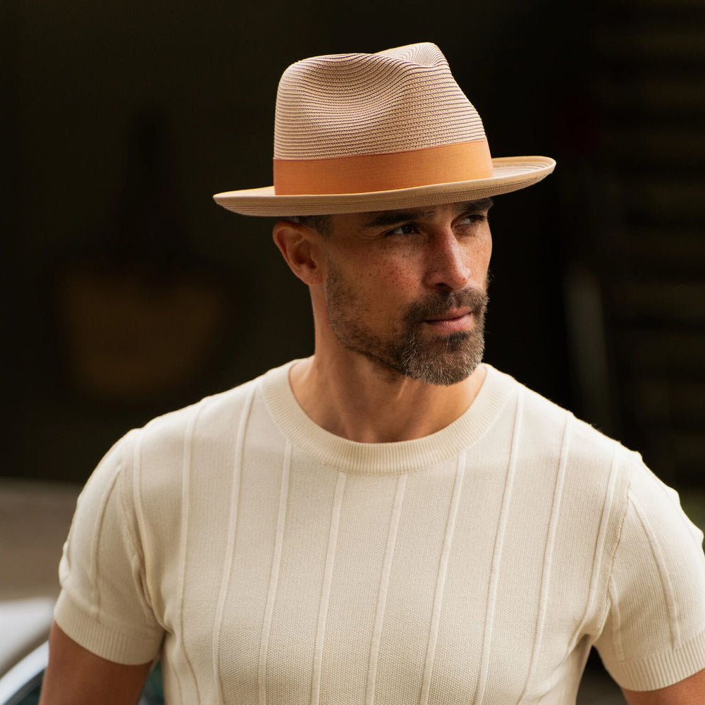 Latte Milan Fedora Cognac | Stetson