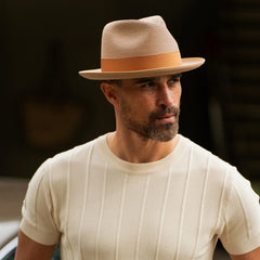 Latte Milan Fedora Cognac | Stetson