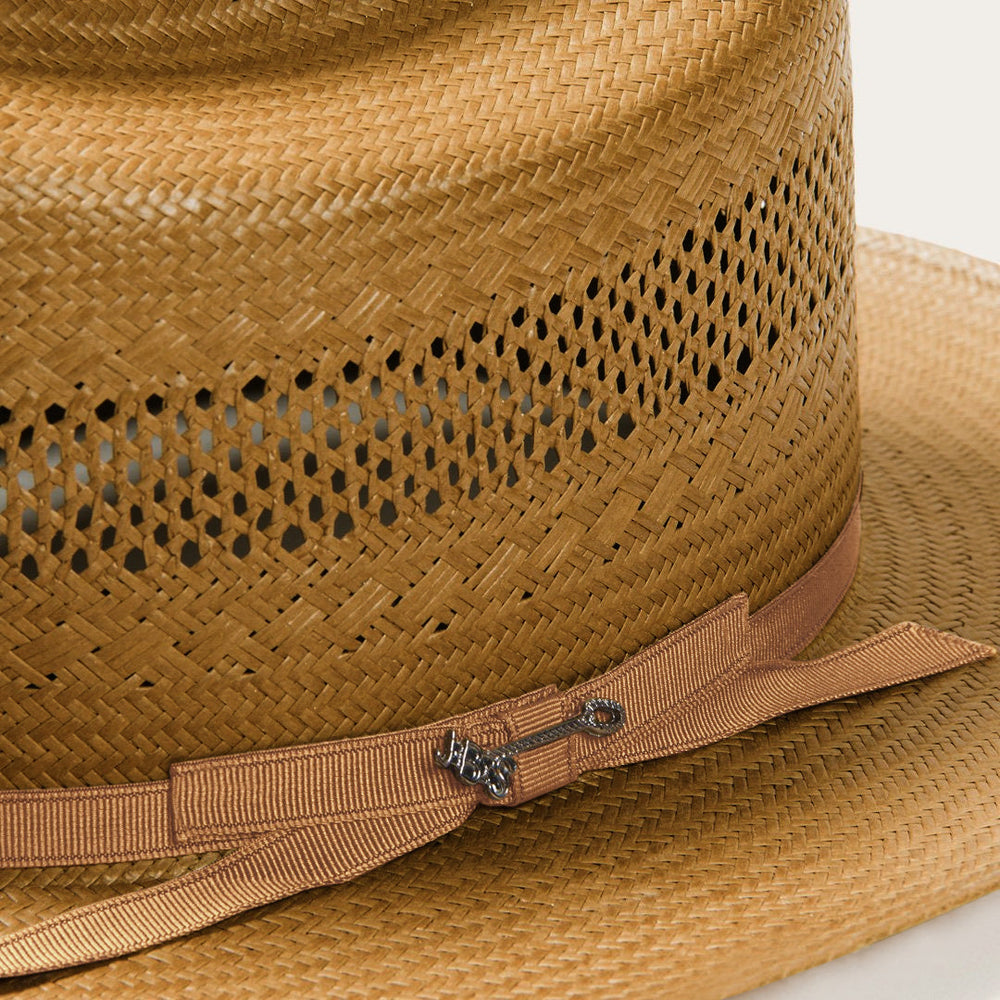 Open Road Vented Straw Cowboy Hat Cognac | Stetson