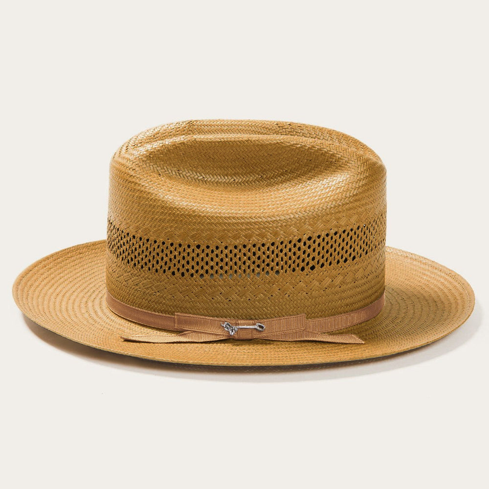 Open Road Vented Straw Cowboy Hat Cognac | Stetson