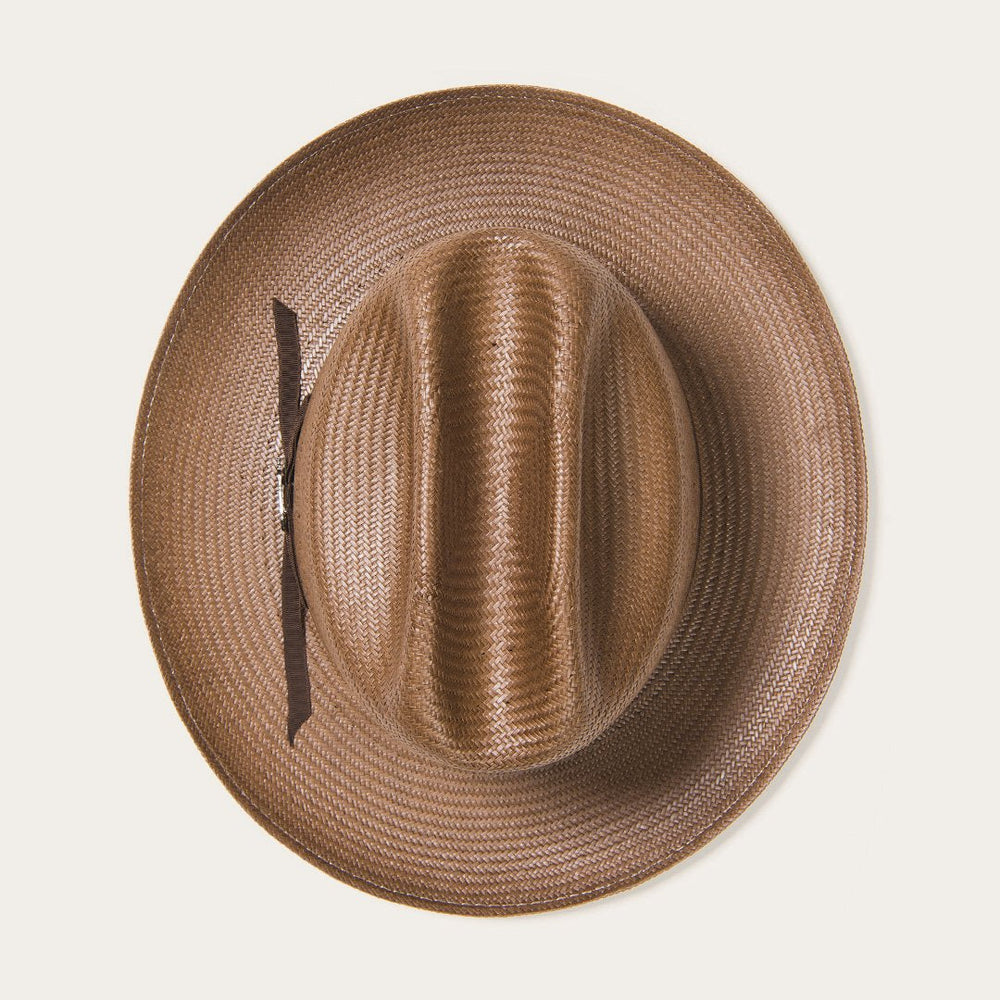 Open Road Vented Straw Cowboy Hat Chocolate | Stetson