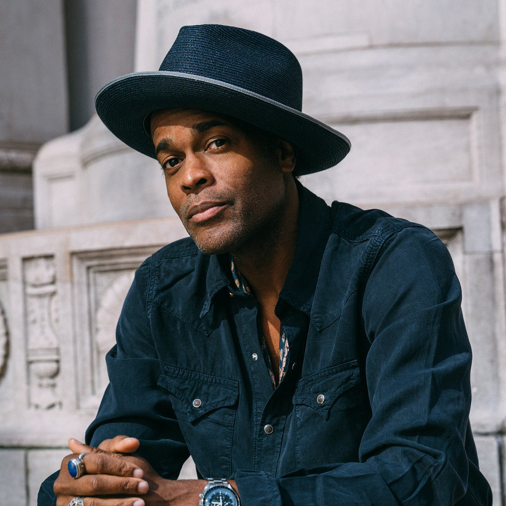 Stratoliner Hemp Fedora Navy | Stetson