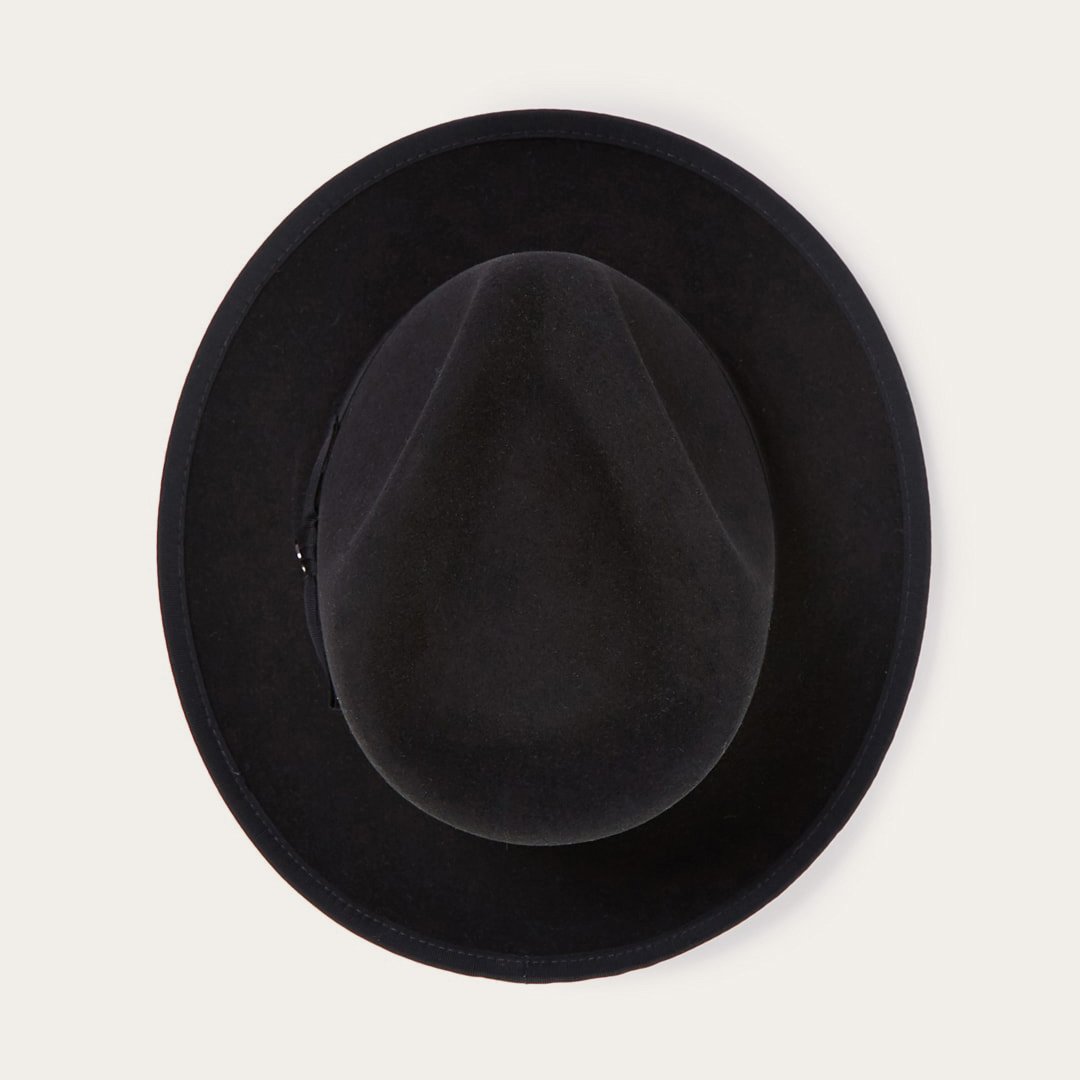 Whippet Wool Fedora Black | Stetson