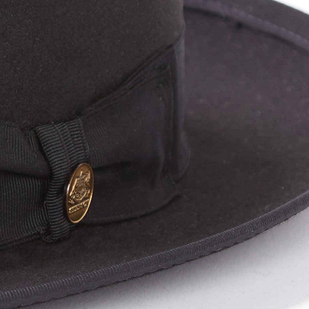 Whippet Wool Fedora Black | Stetson