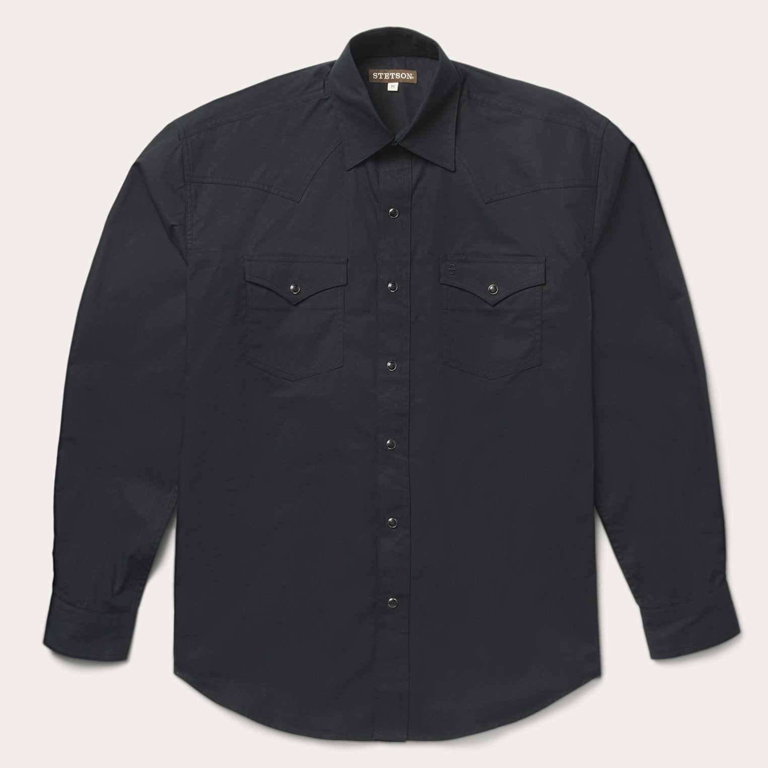 Classic Western Shirt in Black Black | Stetson