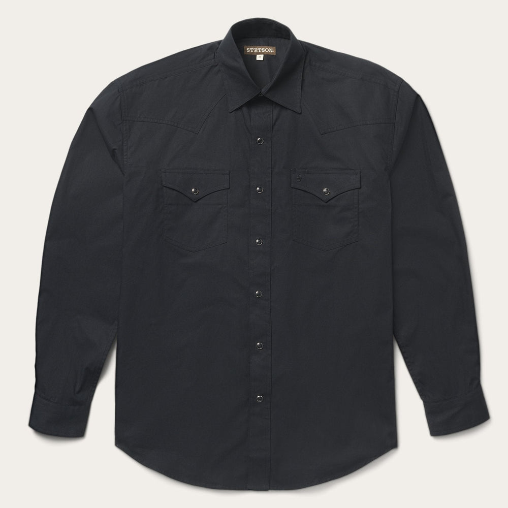 Classic Western Shirt in Black Black | Stetson