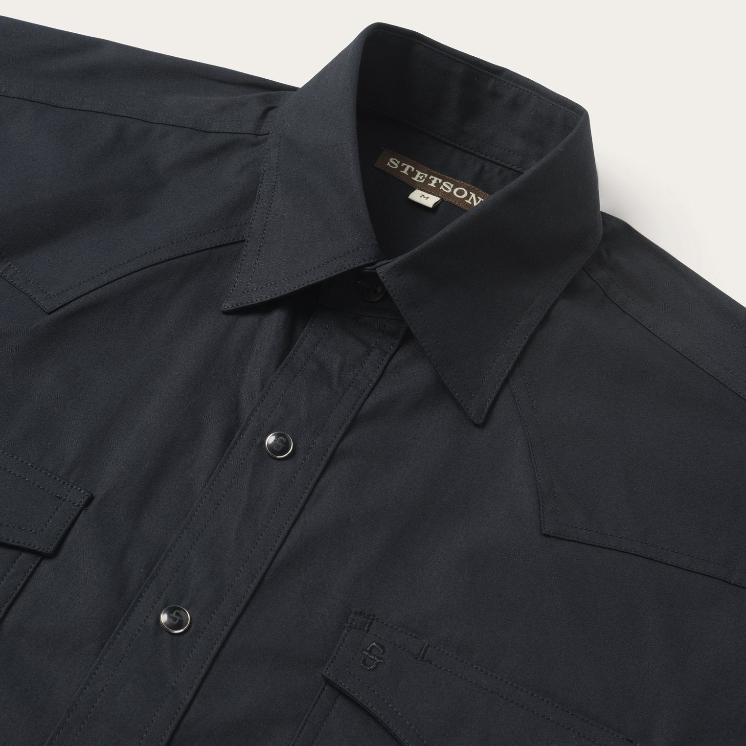 Classic Western Shirt in Black Black | Stetson