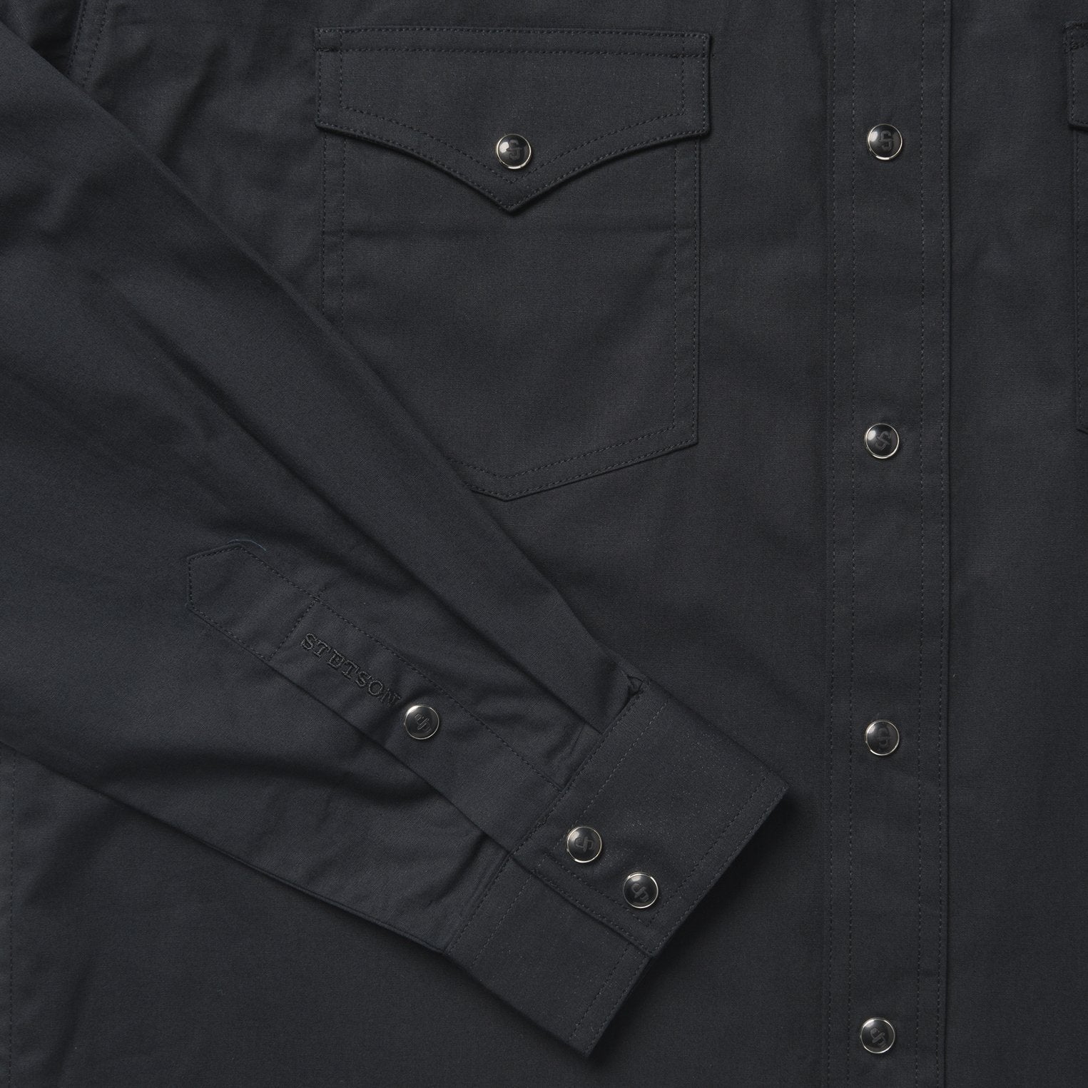 Classic Western Shirt in Black Black | Stetson