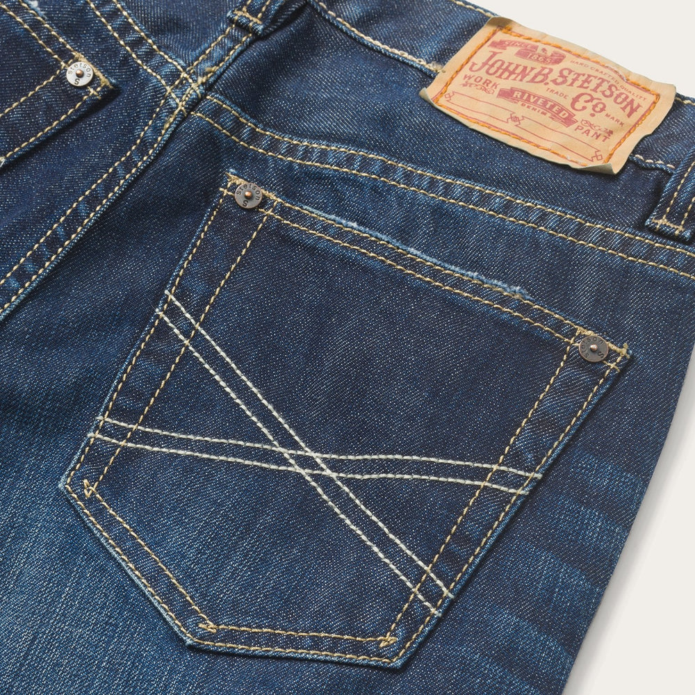 1312 Fit Destructed Jeans Blue | Stetson