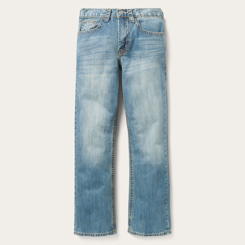 1520 Fit Light Wash Jeans With Tacking Blue | Stetson