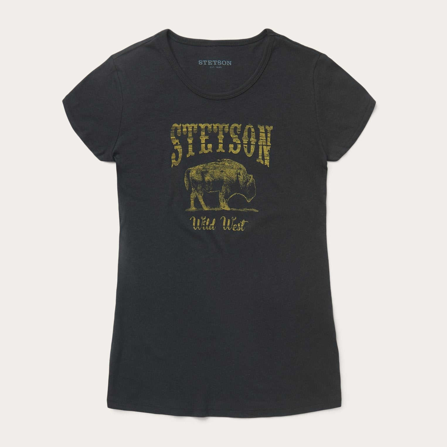Bison Graphic Tee Black | Stetson