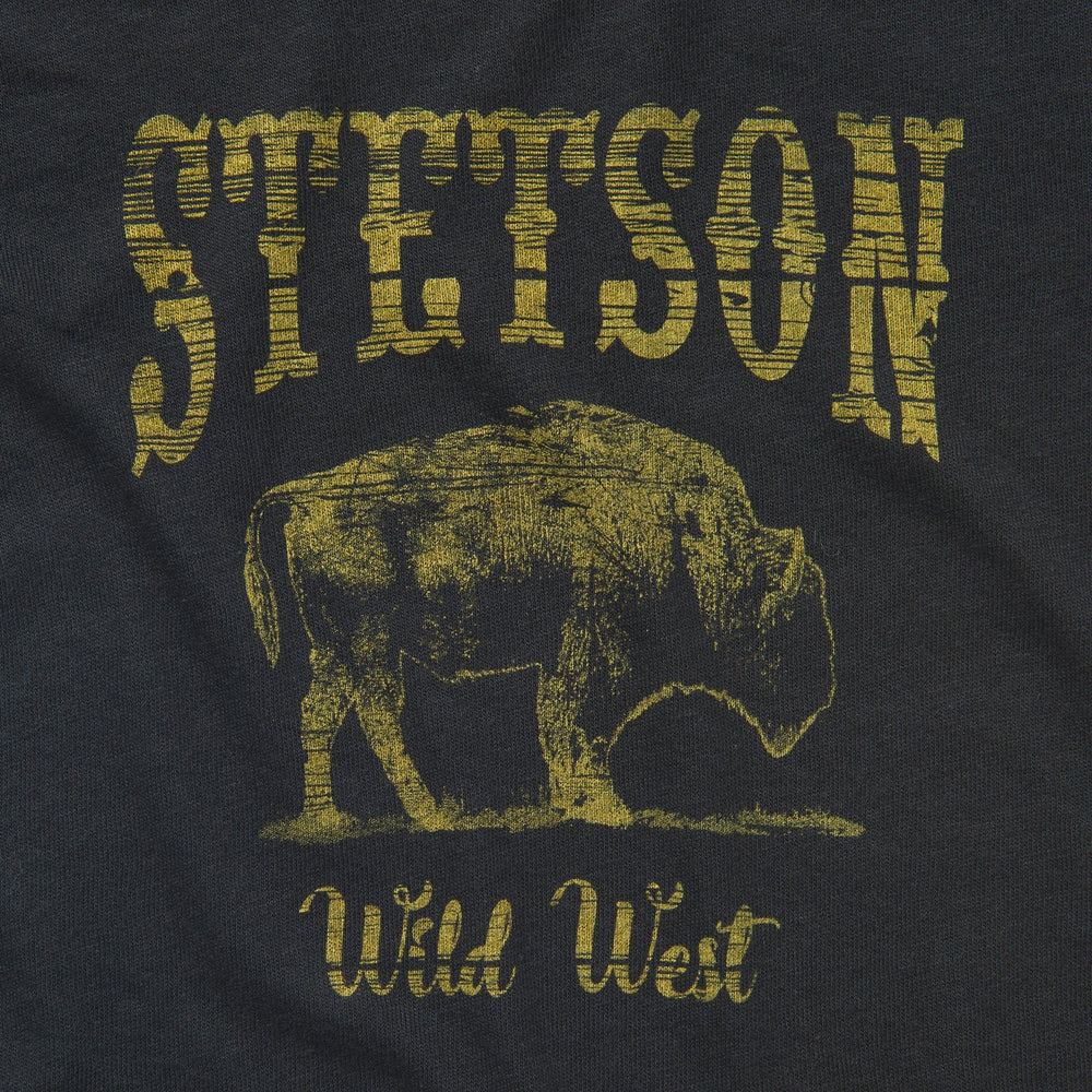 Bison Graphic Tee Black | Stetson