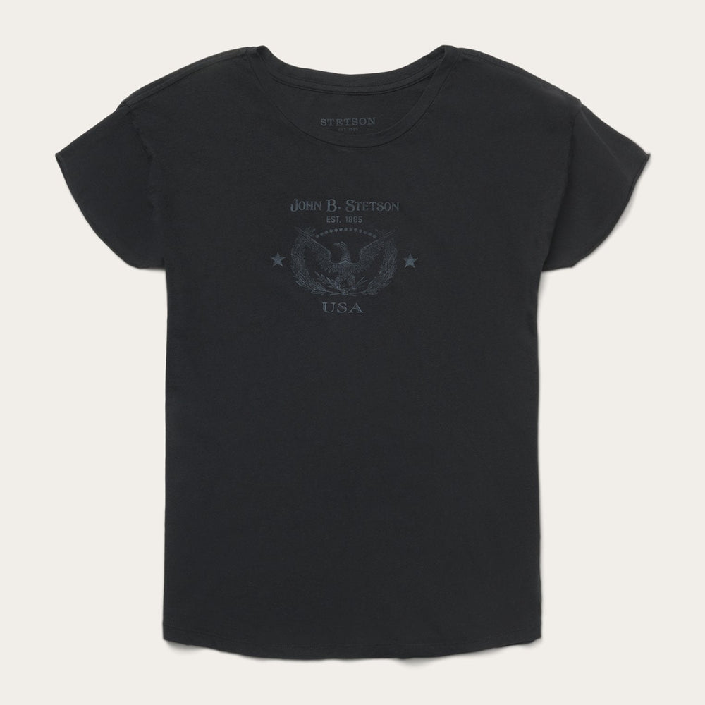 John B. Stetson Eagle Graphic Tee Black | Stetson