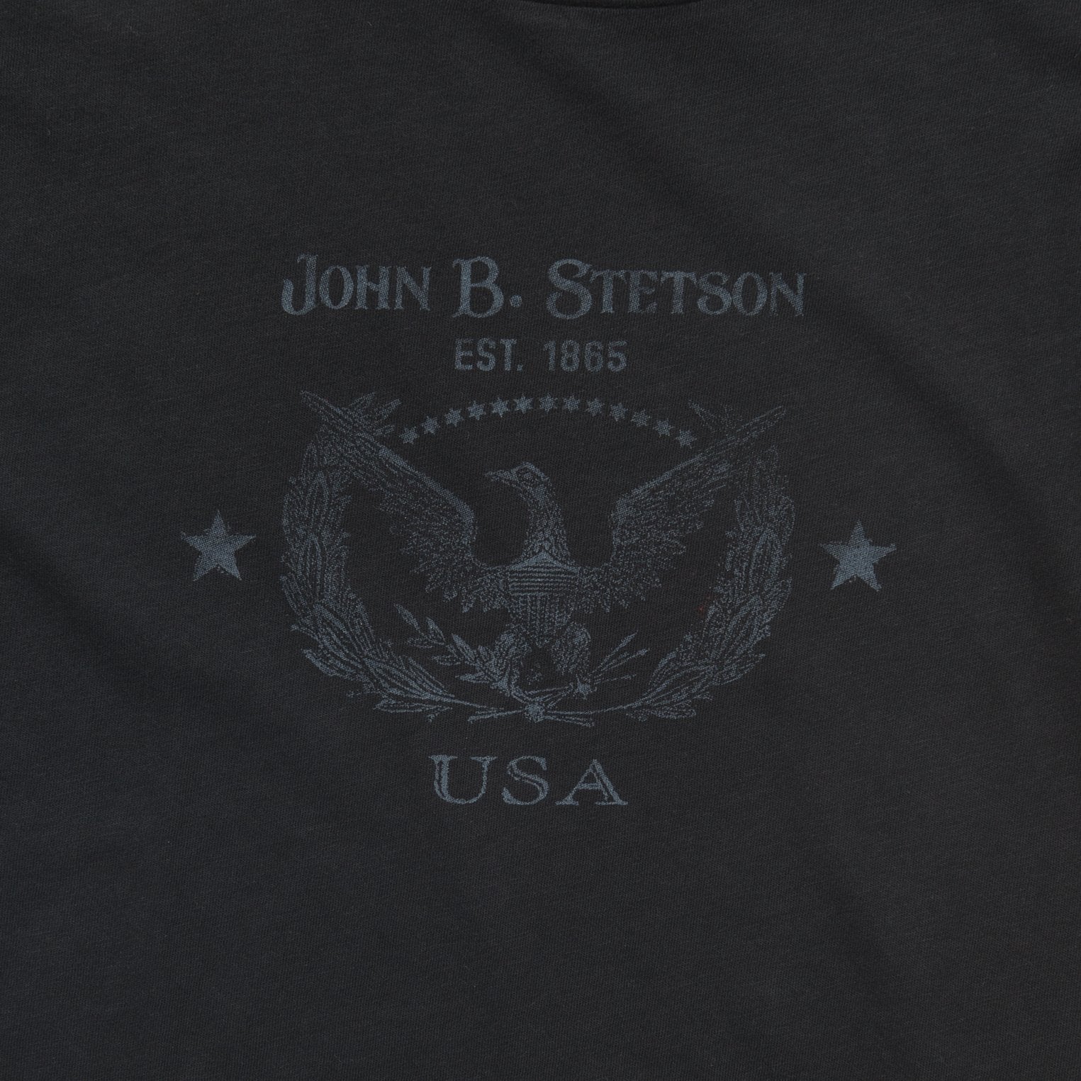 John B. Stetson Eagle Graphic Tee Black | Stetson