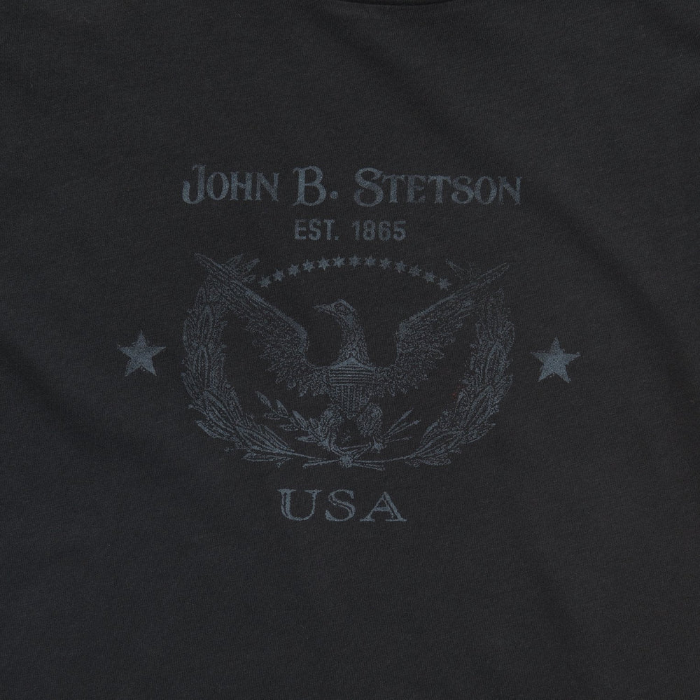 John B. Stetson Eagle Graphic Tee Black | Stetson