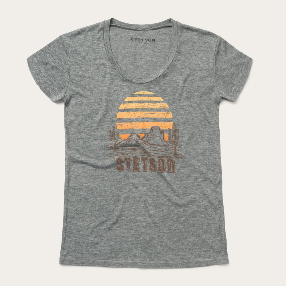 Sunset Graphic Tee Grey | Stetson