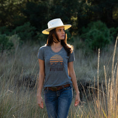 Sunset Graphic Tee Grey | Stetson