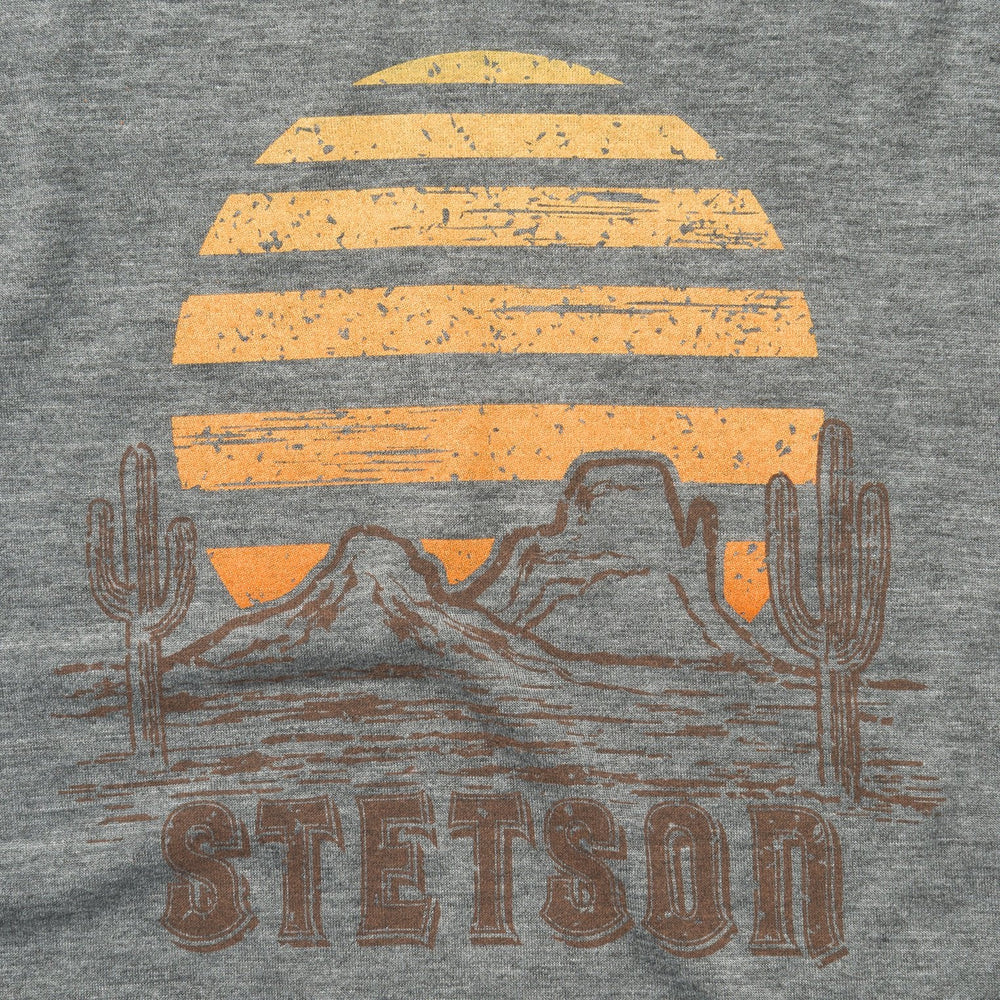Sunset Graphic Tee Grey | Stetson