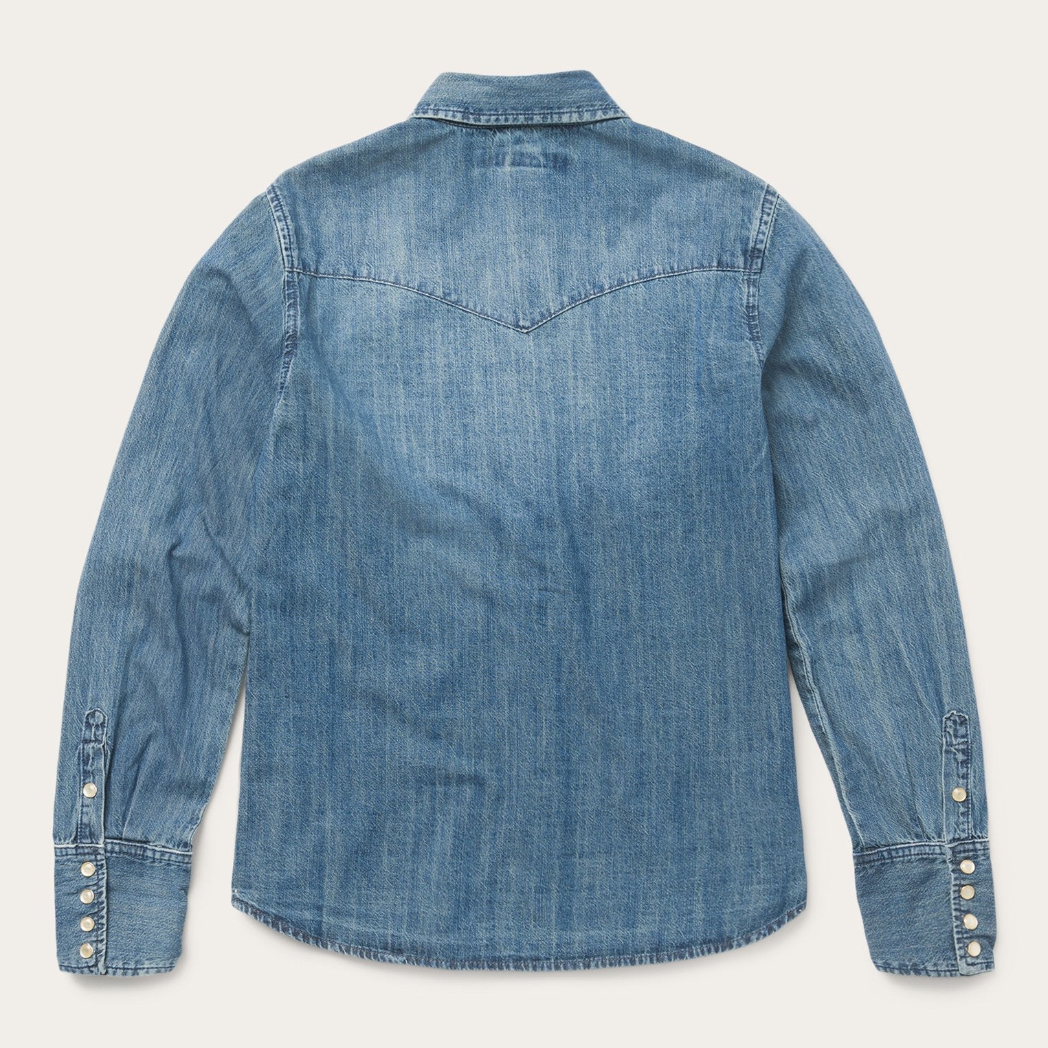 Denim Snap Front Western Shirt Blue | Stetson