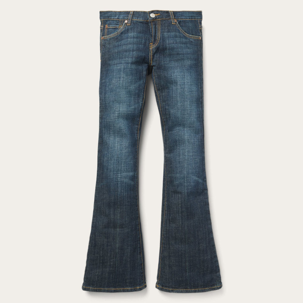 816 Classic Boot Cut Jeans In Dark Wash Blue | Stetson