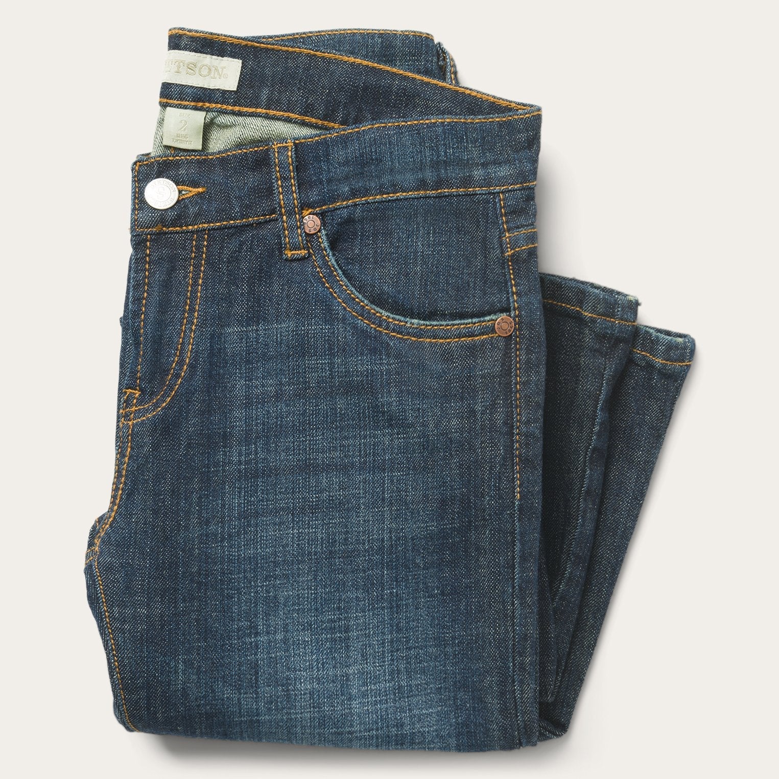 816 Classic Boot Cut Jeans In Dark Wash Blue | Stetson