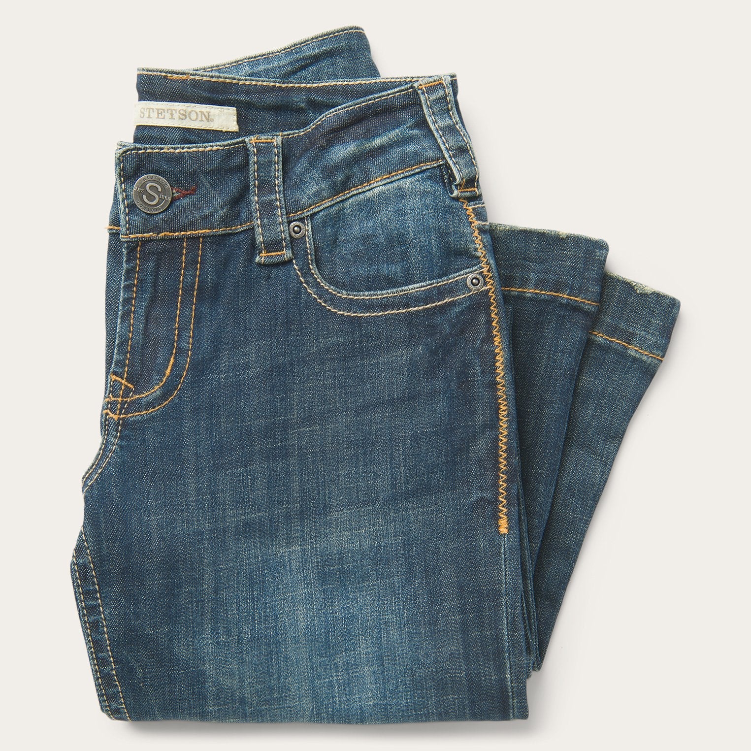 214 City Trouser Jeans In Medium Wash Blue | Stetson