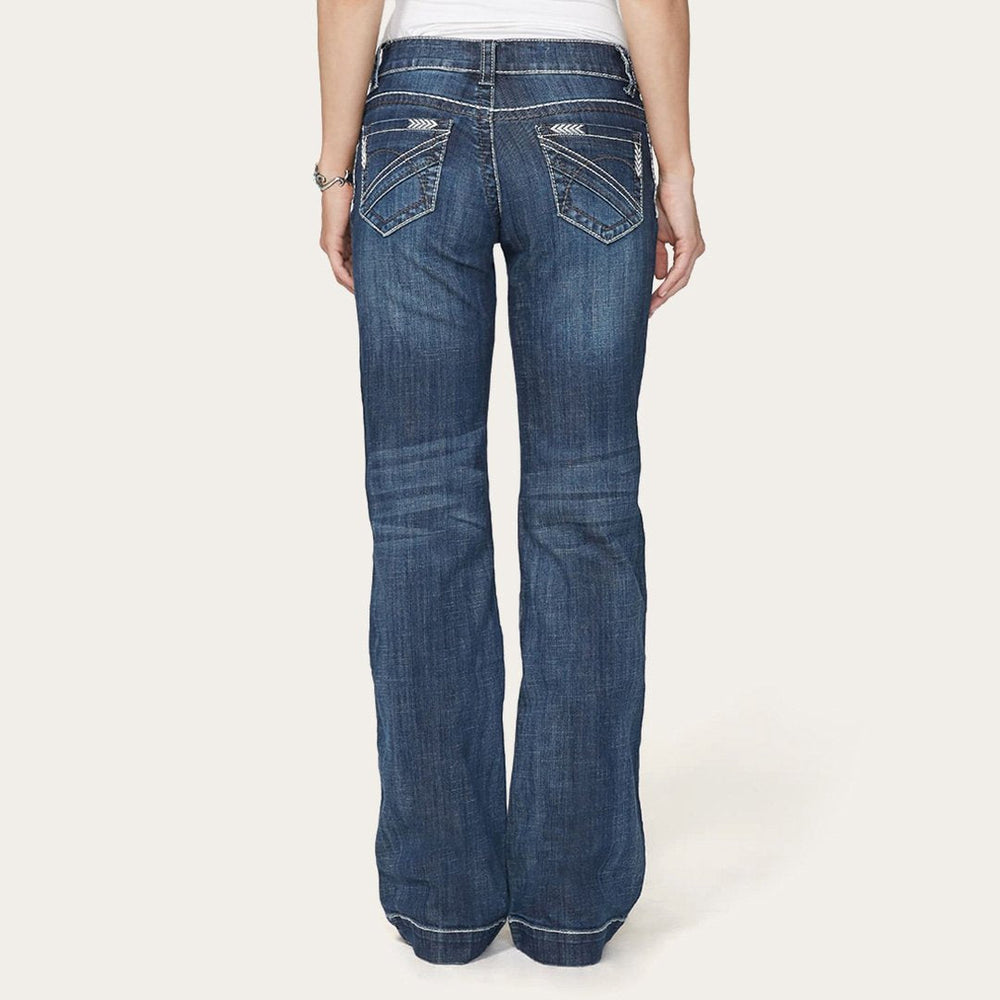 214 City Trouser Jeans With Chevron Back Pocket Blue | Stetson