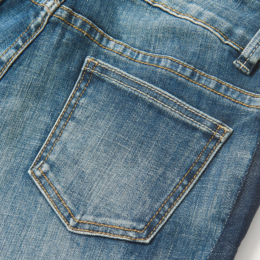 Skinny Fit Stripe Leg Jean Blue | Stetson