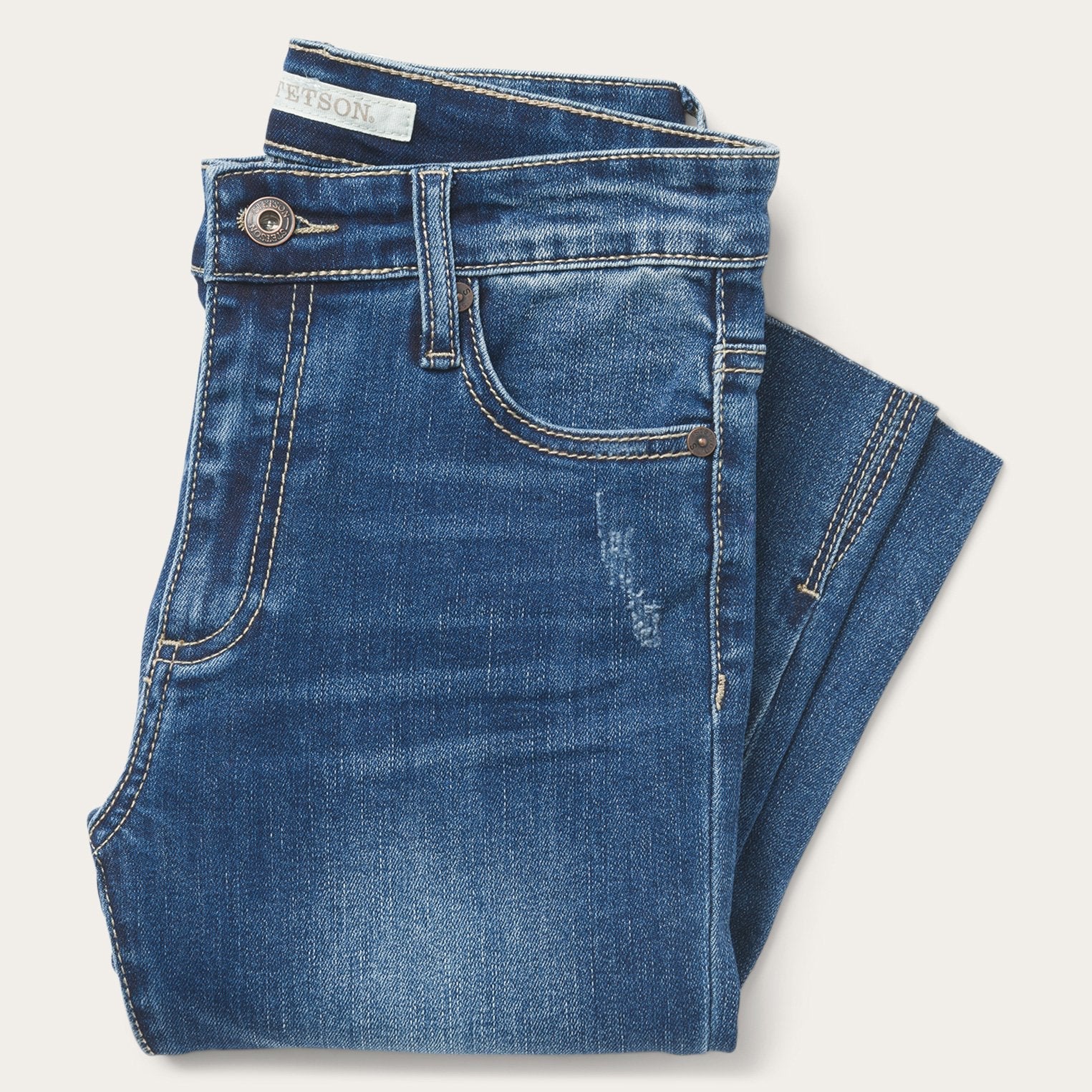 902 High Waist Slim Fit Jean Blue | Stetson