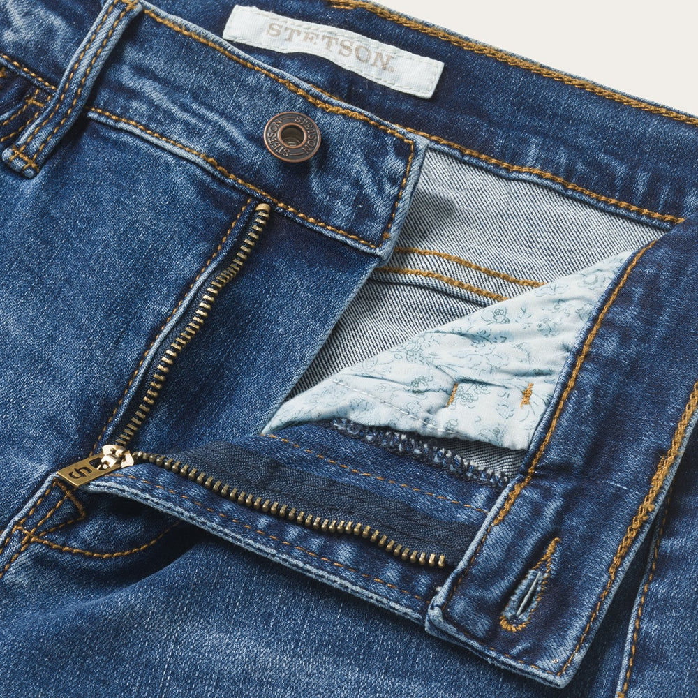 High Waist Flare Jean Blue | Stetson