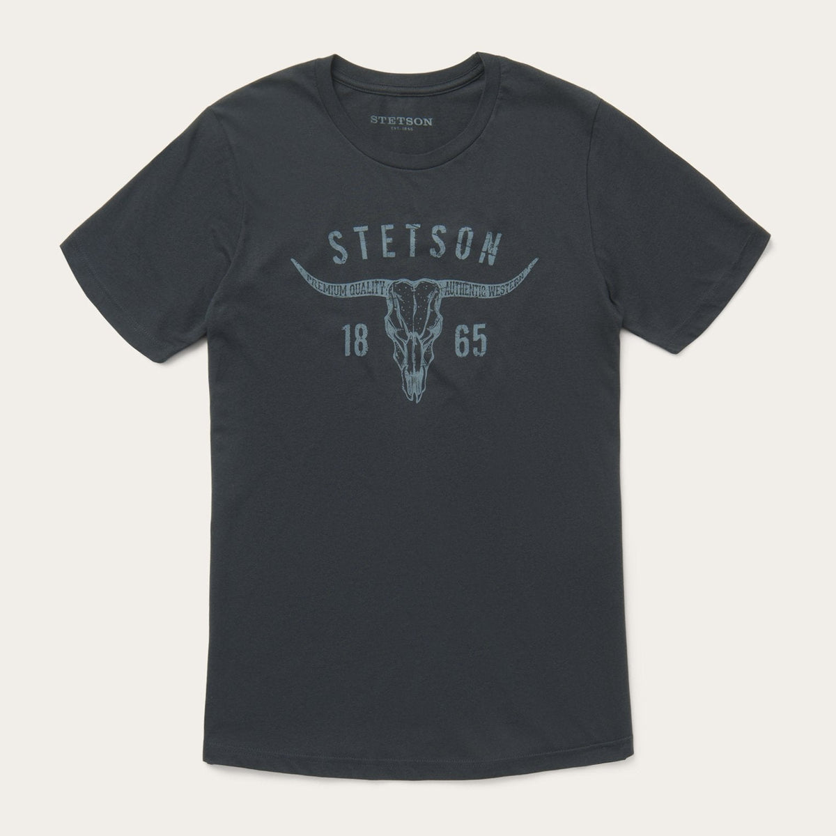 Longhorn Graphic Tee Black | Stetson