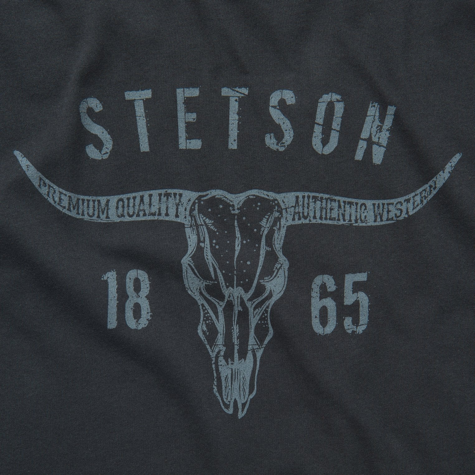Longhorn Graphic Tee Black | Stetson