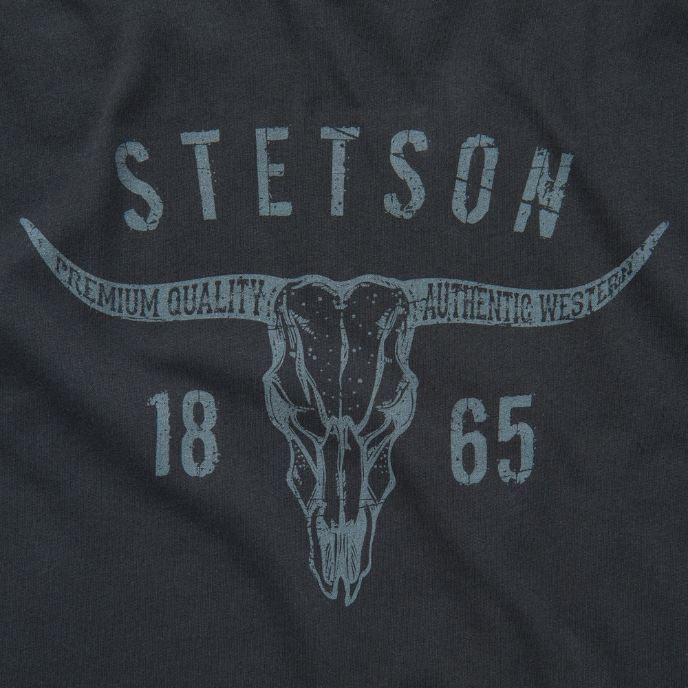 Longhorn Graphic Tee Black | Stetson