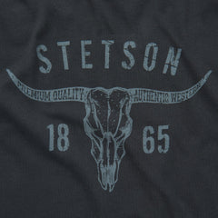 Longhorn Graphic Tee Black | Stetson