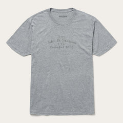 John B. Stetson Co Graphic Tee Grey | Stetson