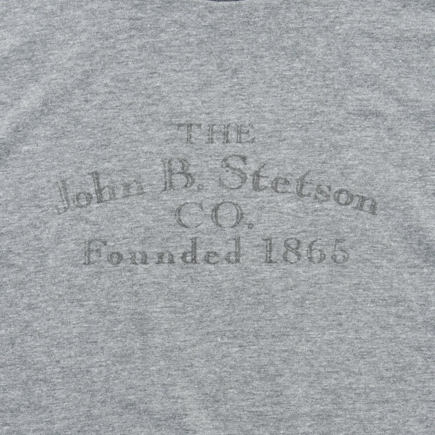 John B. Stetson Co Graphic Tee Grey | Stetson