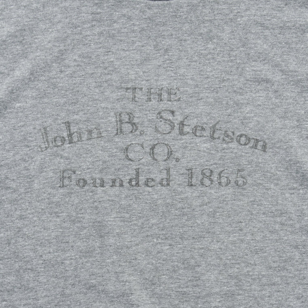 John B. Stetson Co Graphic Tee Grey | Stetson