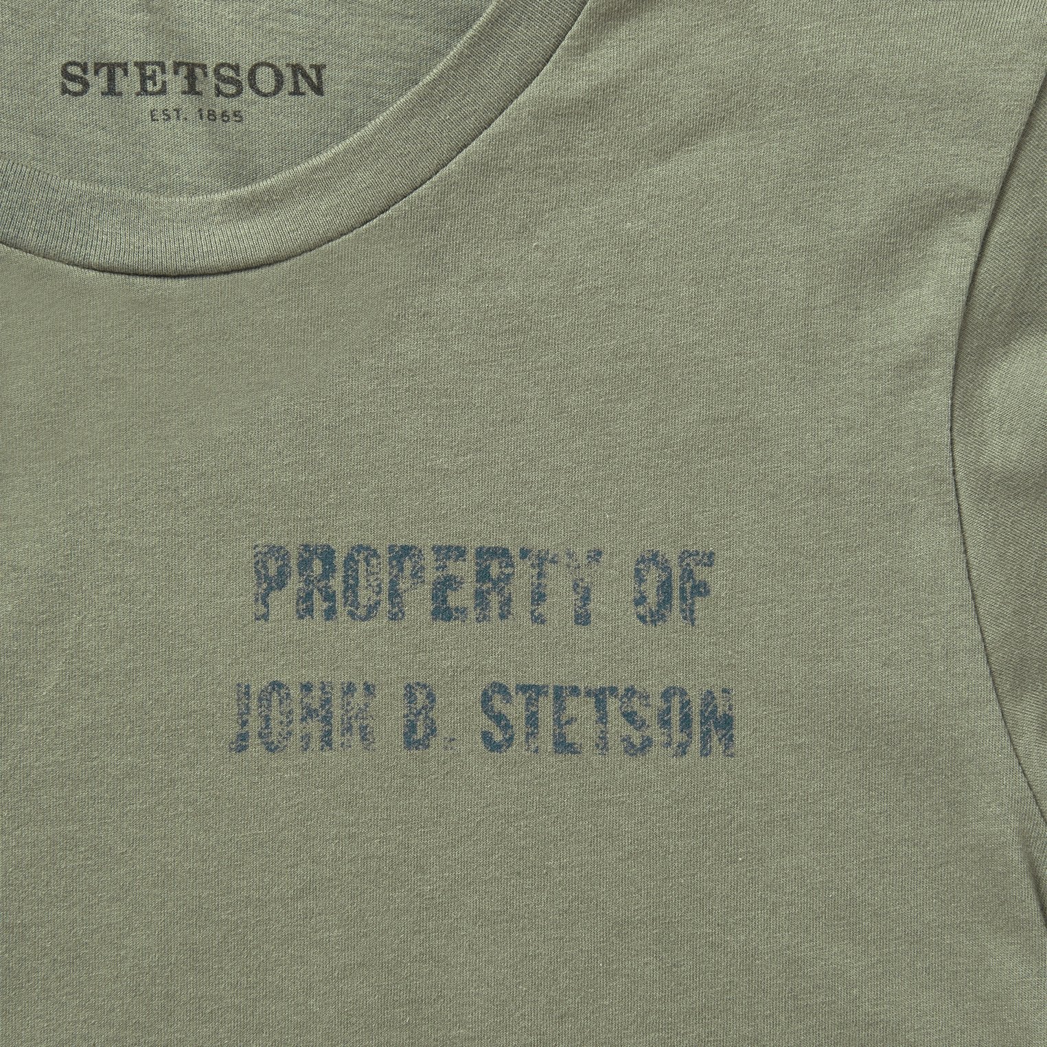 Property Of John B Stetson Tee Green | Stetson