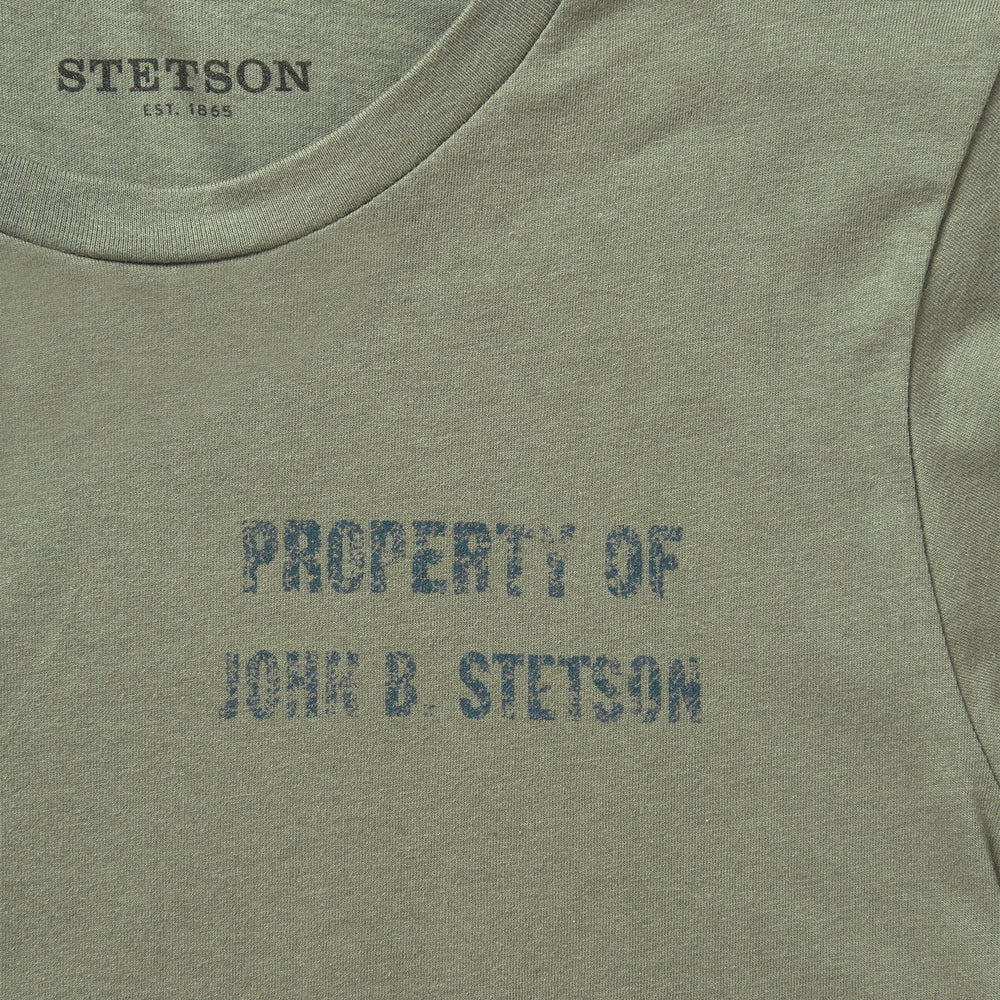 Property Of John B Stetson Tee Green | Stetson