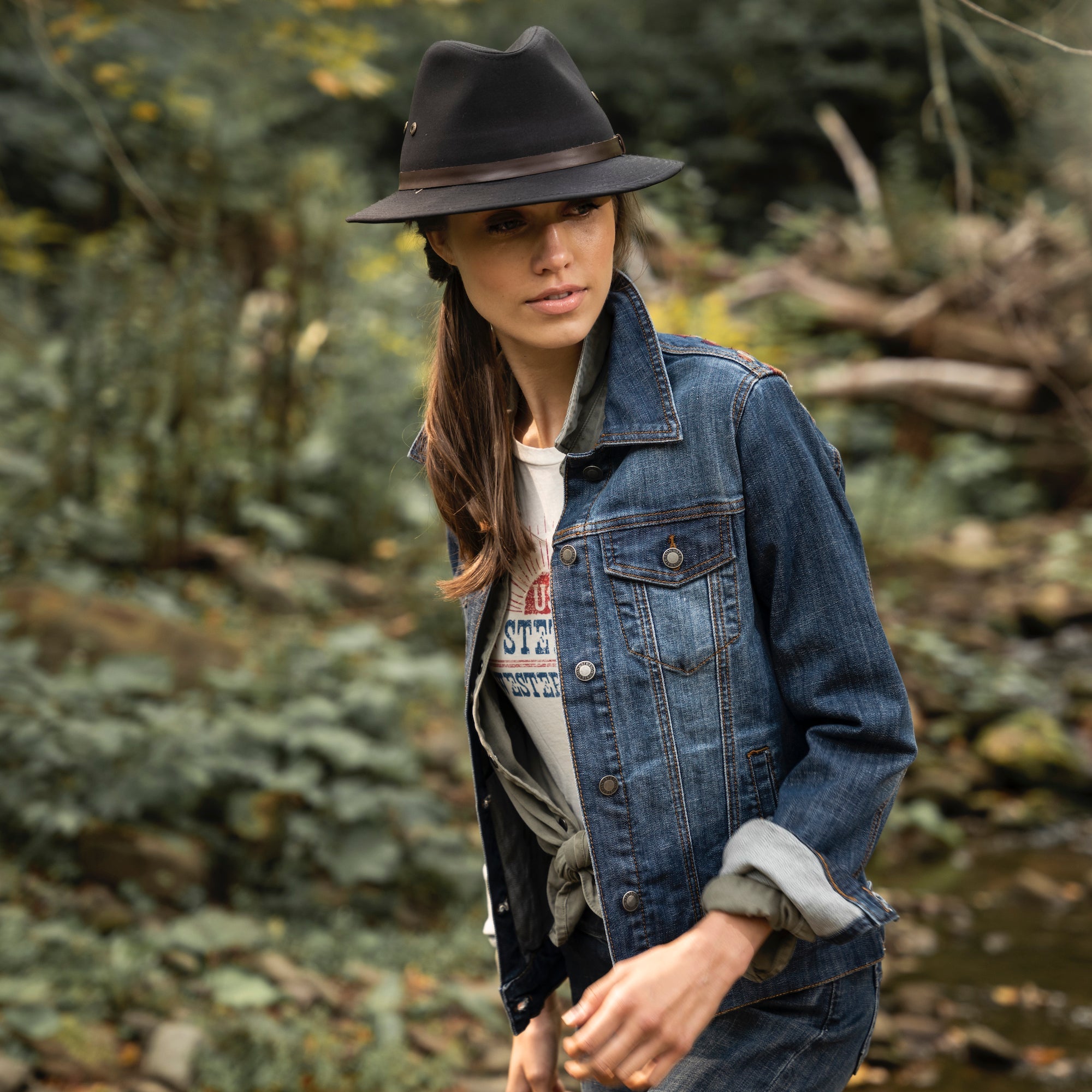 Western Denim Jacket Blue | Stetson