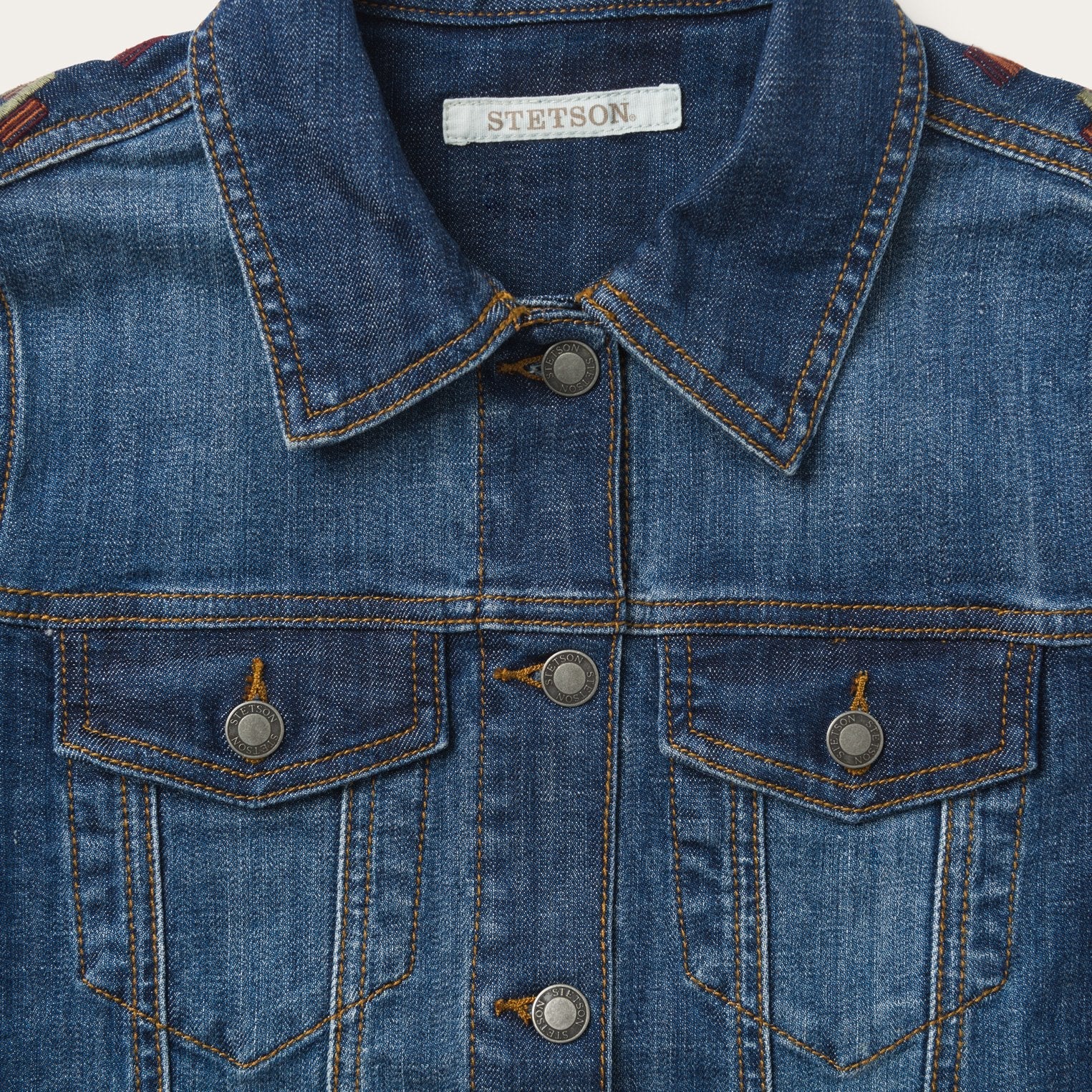 Western Denim Jacket Blue | Stetson