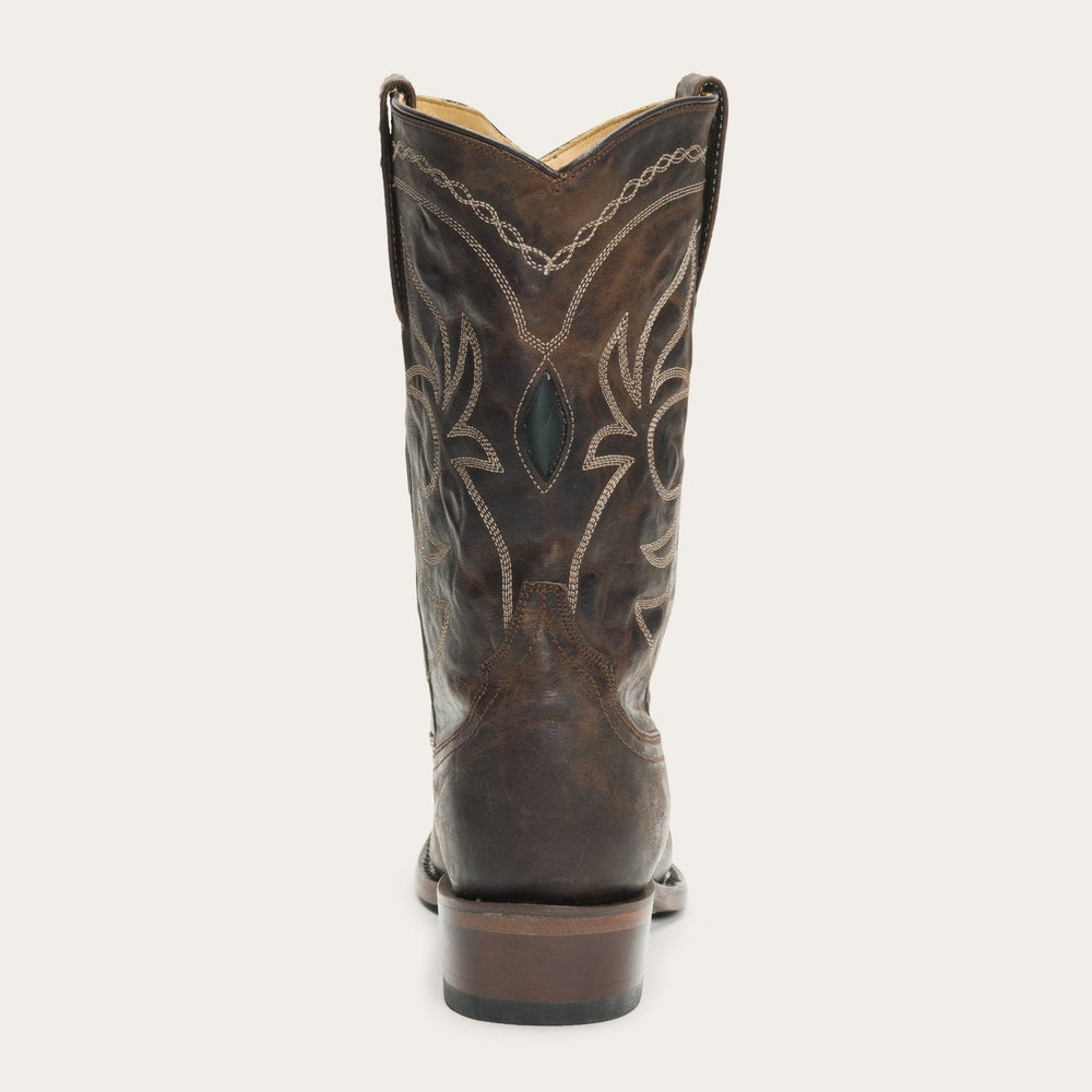 Iris Mid-Calf Embroidered Boot Brown | Stetson