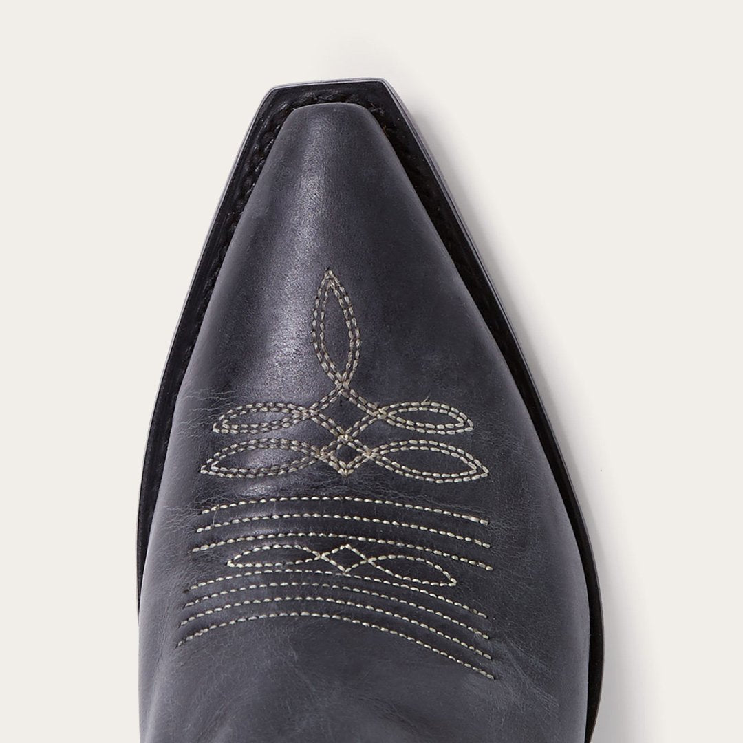 Blair Corded Side Zip Cowboy Boot Black | Stetson