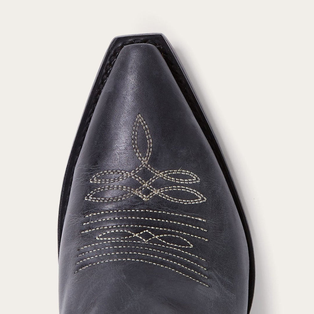 Blair Corded Side Zip Cowboy Boot Black | Stetson