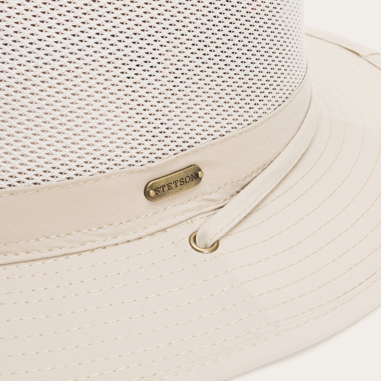 Berghund 'No Fly Zone' Mesh Hat Khaki | Stetson