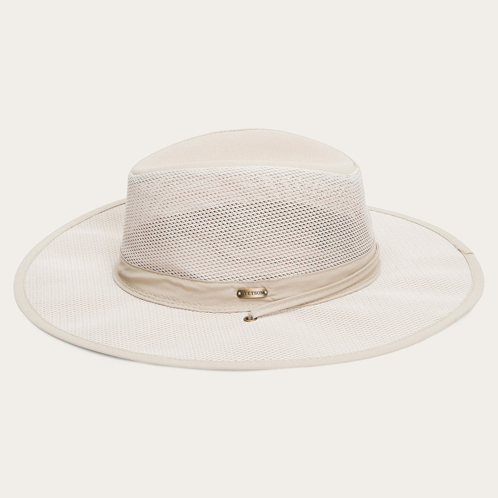 Montana 'No Fly Zone' Mesh Hat Khaki | Stetson